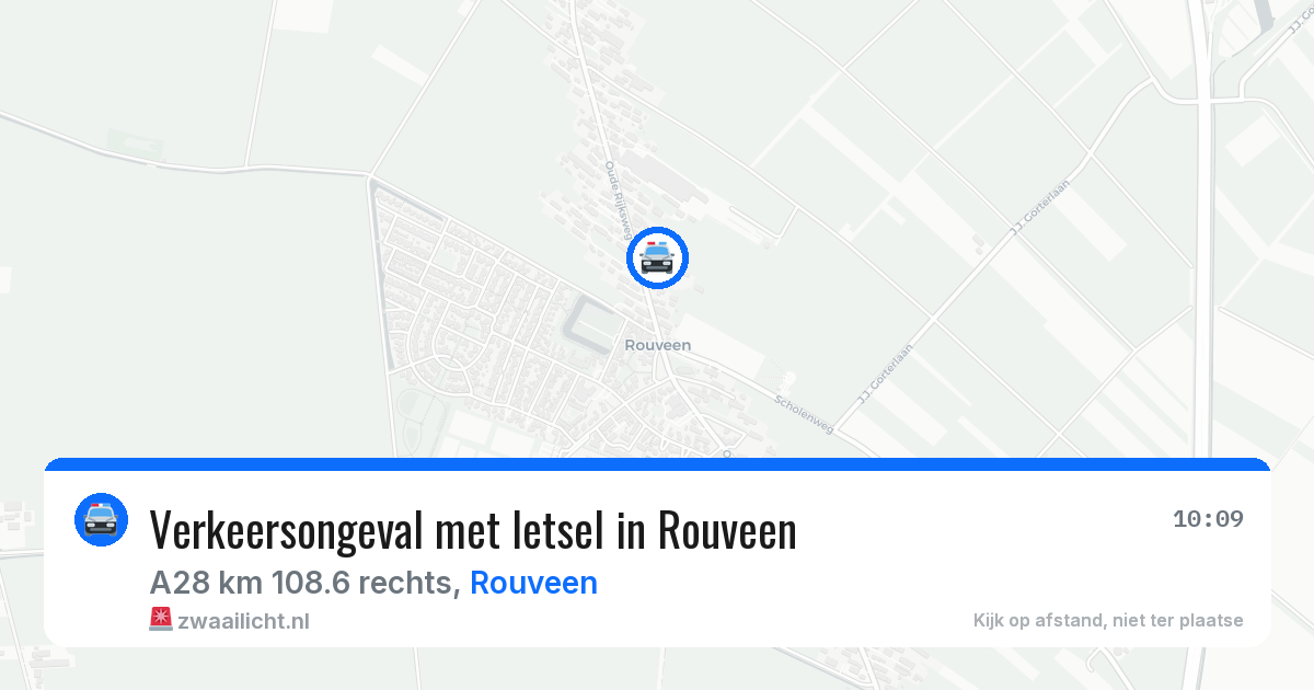 Verkeersongeval met letsel in Rouveen — 21 jun 2026