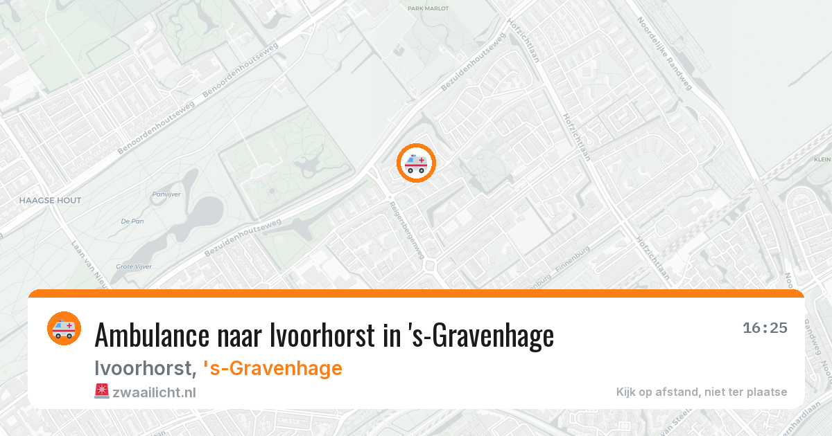 Ambulance naar Ivoorhorst in 's-Gravenhage — 18 jun 2026
