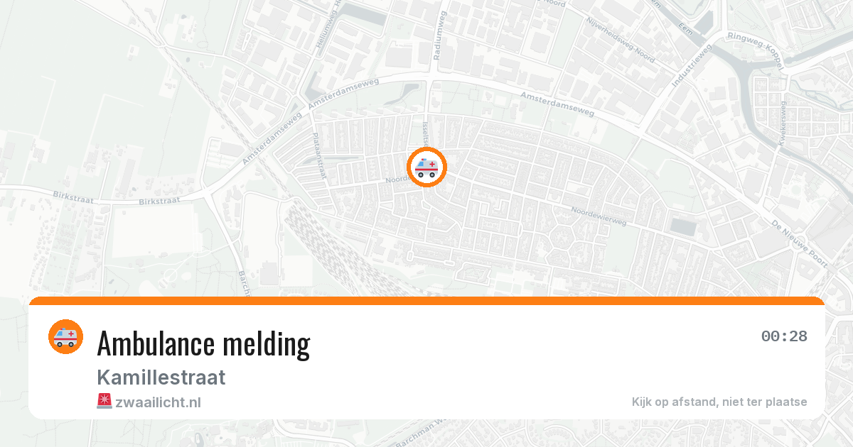 Ambulance melding — 7 jun 2026