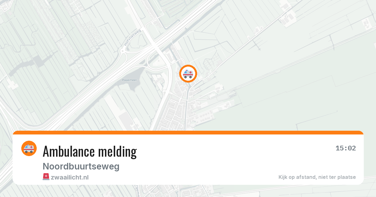 Ambulance melding — 8 feb 2026
