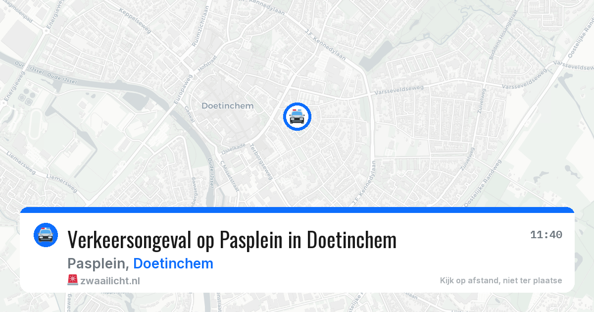 Verkeersongeval op Pasplein in Doetinchem — 3 jun 2026