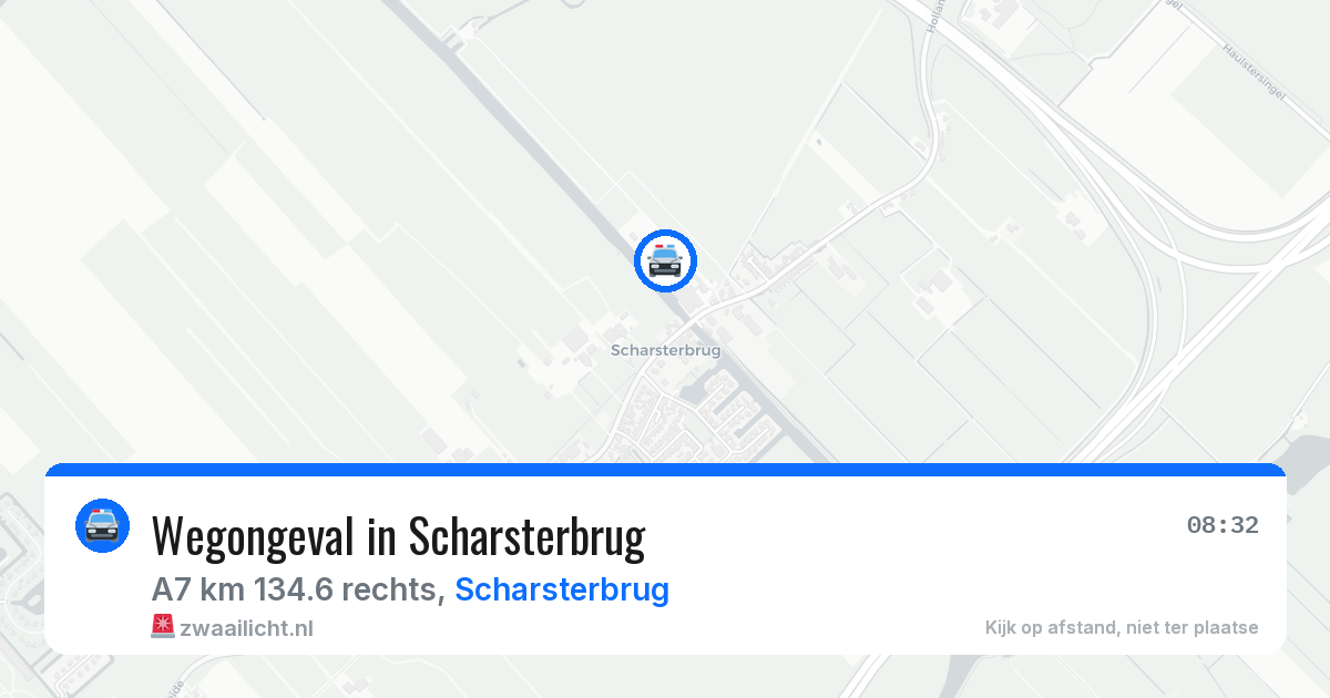 Wegongeval in Scharsterbrug — 14 apr 2026