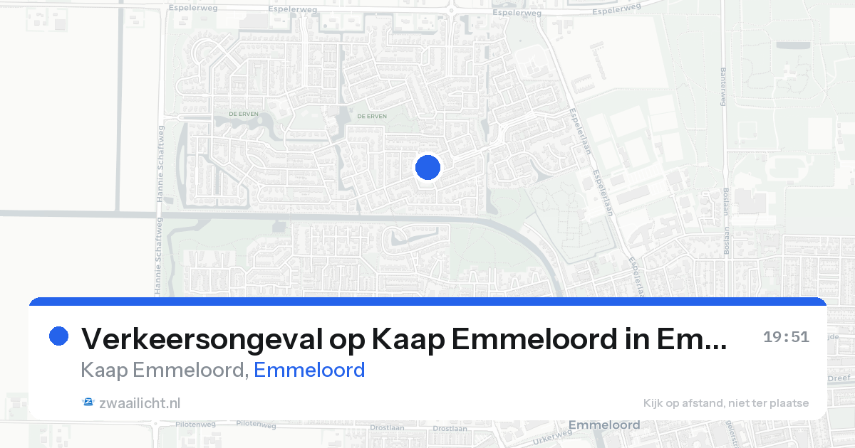 Verkeersongeval op Kaap Emmeloord in Emmeloord — 22 aug 2026