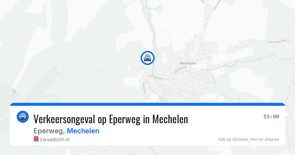Verkeersongeval op Eperweg in Mechelen — 29 mrt 2026