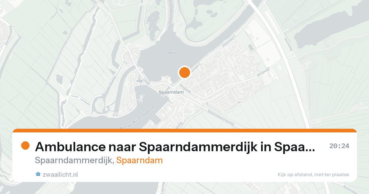 Ambulance naar Spaarndammerdijk in Spaarndam — 3 jun 2026