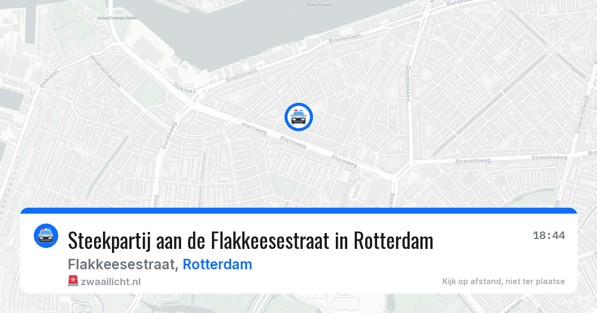 Steekpartij aan de Flakkeesestraat in Rotterdam — 4 aug 2026