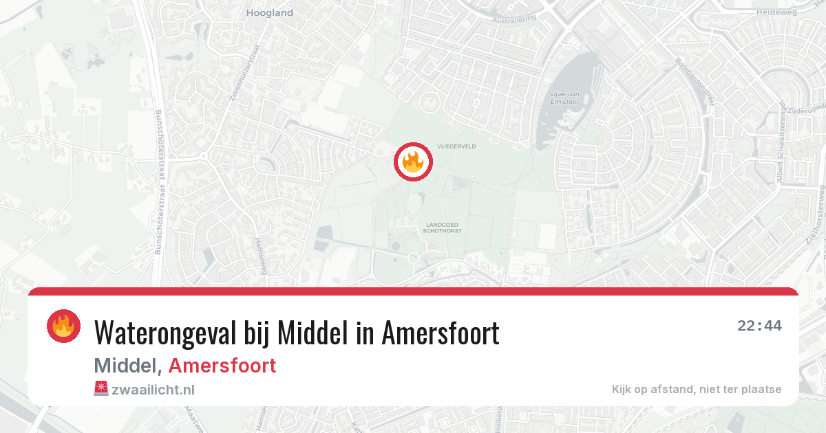 Waterongeval bij Middel in Amersfoort — 8 jun 2026