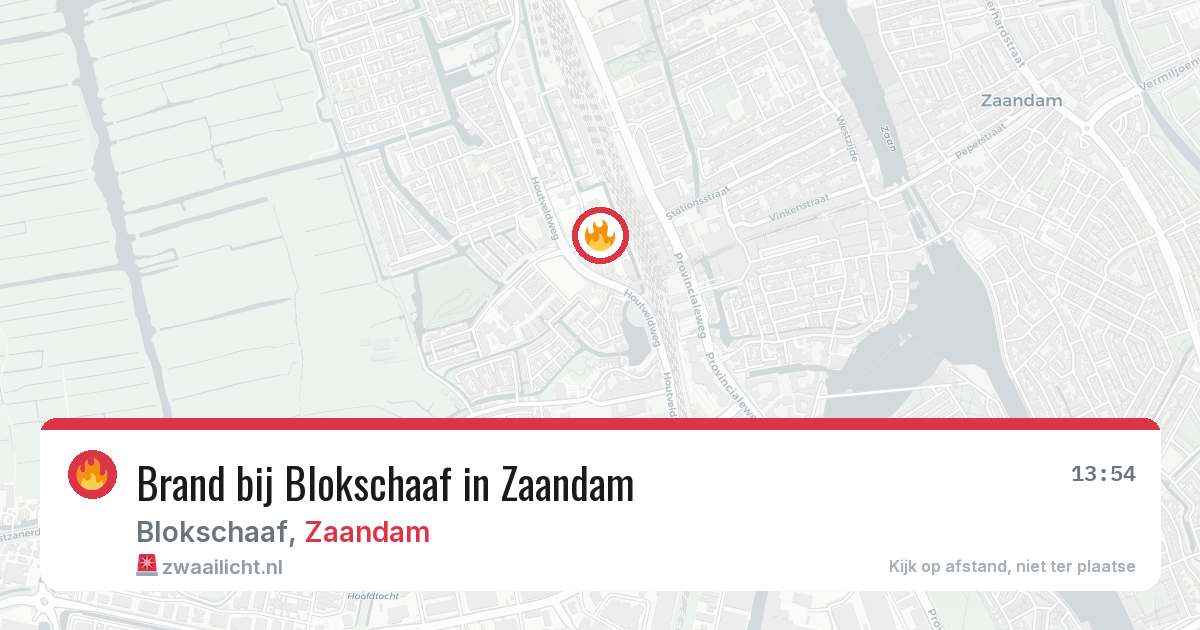 Brand bij Blokschaaf in Zaandam — 7 jul 2026