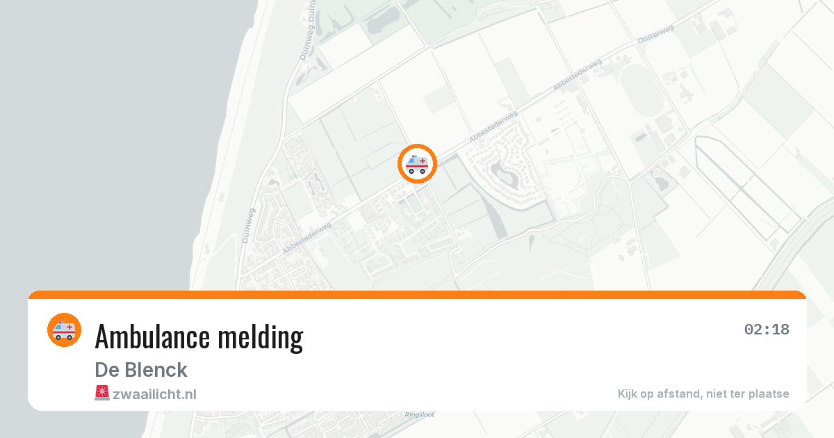 Ambulance melding — 18 jun 2026