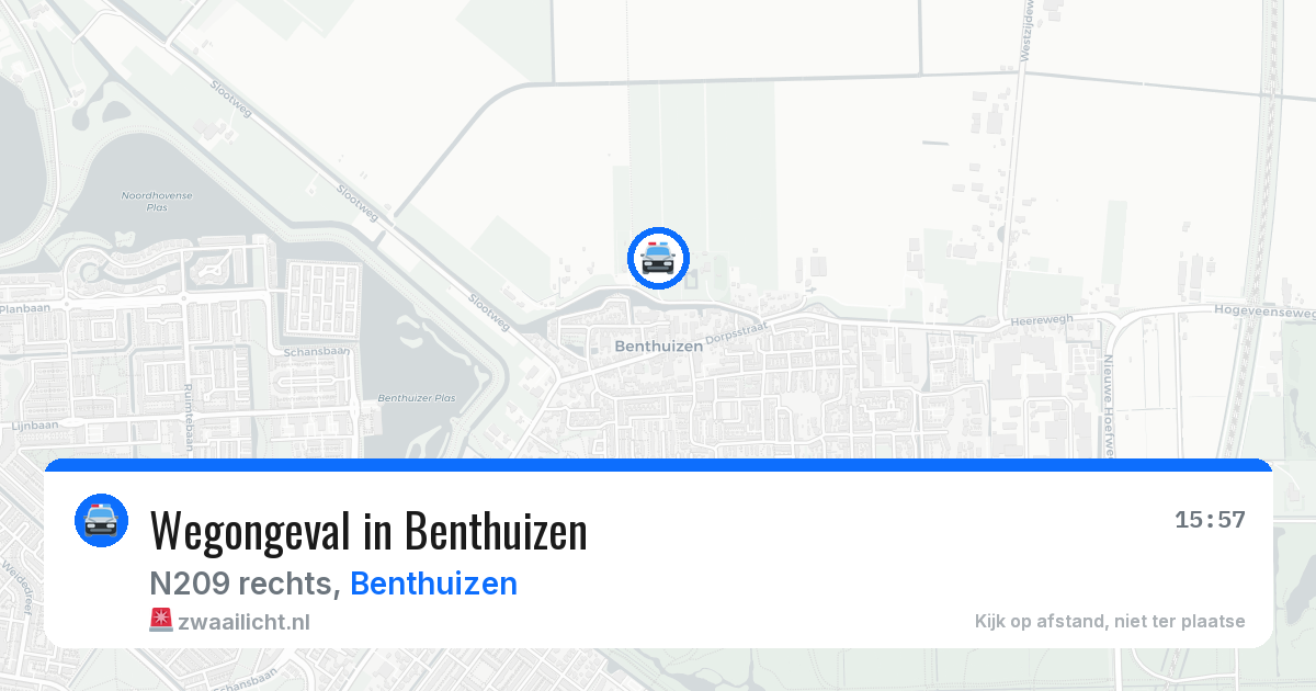Wegongeval in Benthuizen — 21 mei 2026