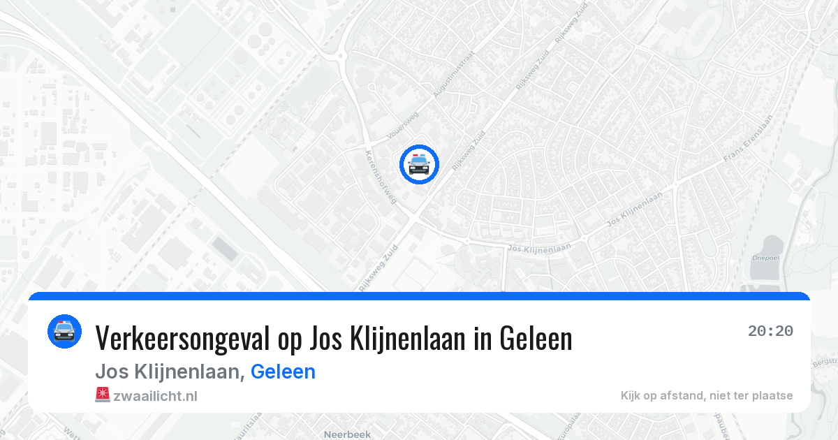 Verkeersongeval op Jos Klijnenlaan in Geleen — 28 apr 2026