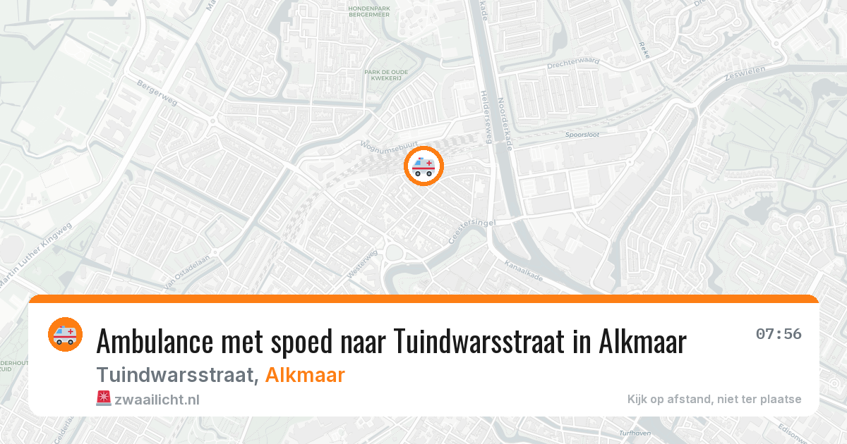 Ambulance met spoed naar Tuindwarsstraat in Alkmaar — 29 jan 2026