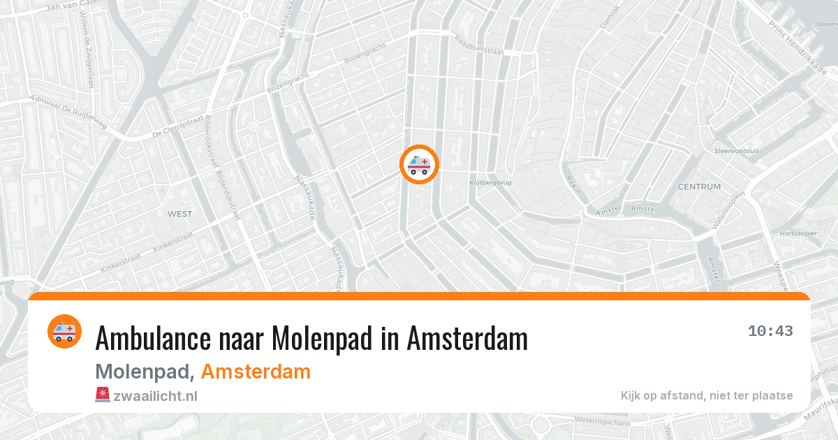 Ambulance naar Molenpad in Amsterdam — 17 jun 2026