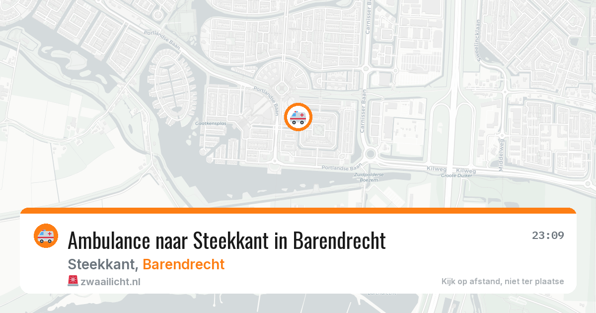 Ambulance naar Steekkant in Barendrecht — 12 apr 2026