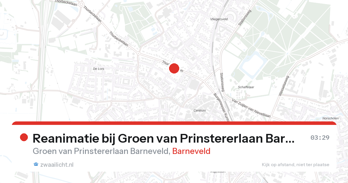 Reanimatie bij Groen van Prinstererlaan Barneveld in Barneveld — 4 feb 2026