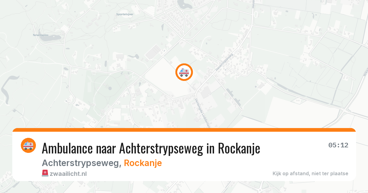 Ambulance naar Achterstrypseweg in Rockanje — 2 aug 2026