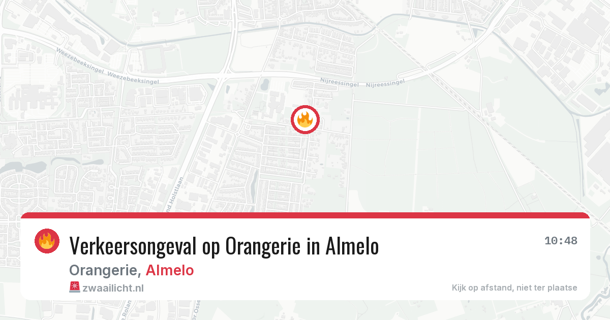 Verkeersongeval op Orangerie in Almelo — 18 jun 2026