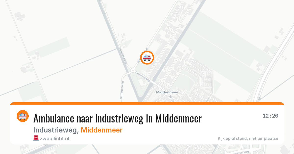 Ambulance naar Industrieweg in Middenmeer — 5 mei 2026
