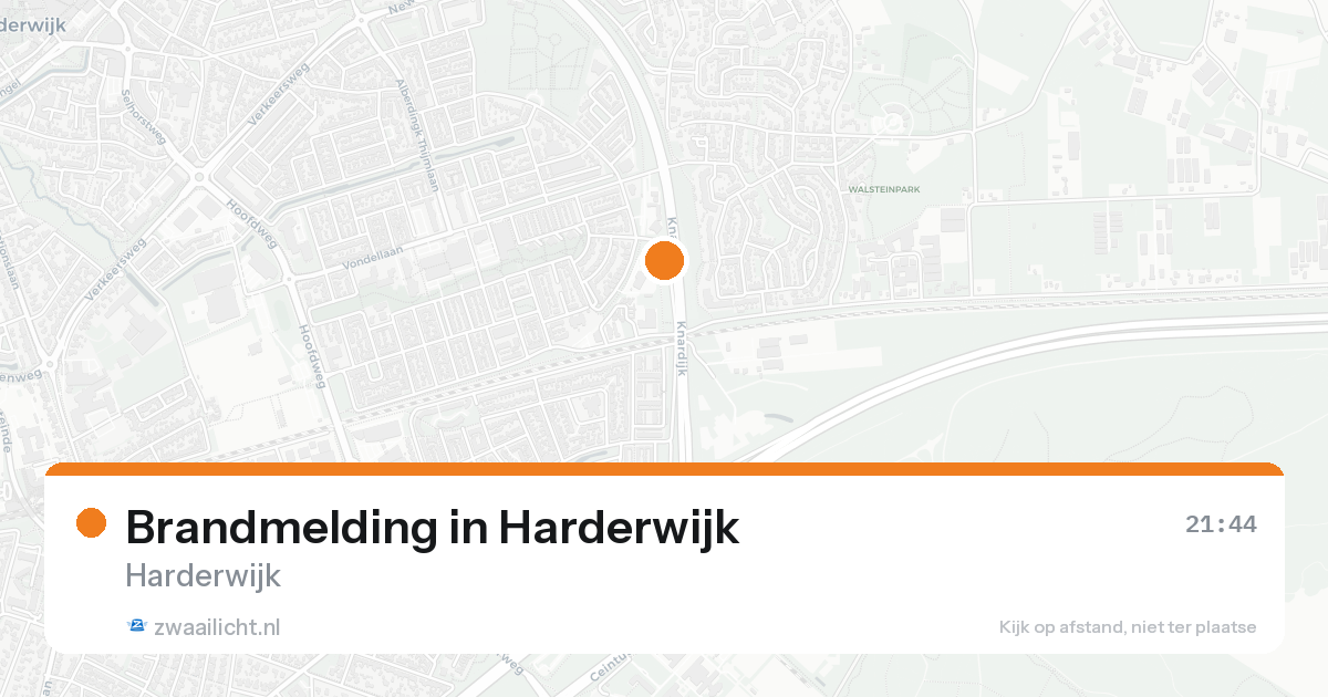 Brandmelding in Harderwijk — 22 aug 2026