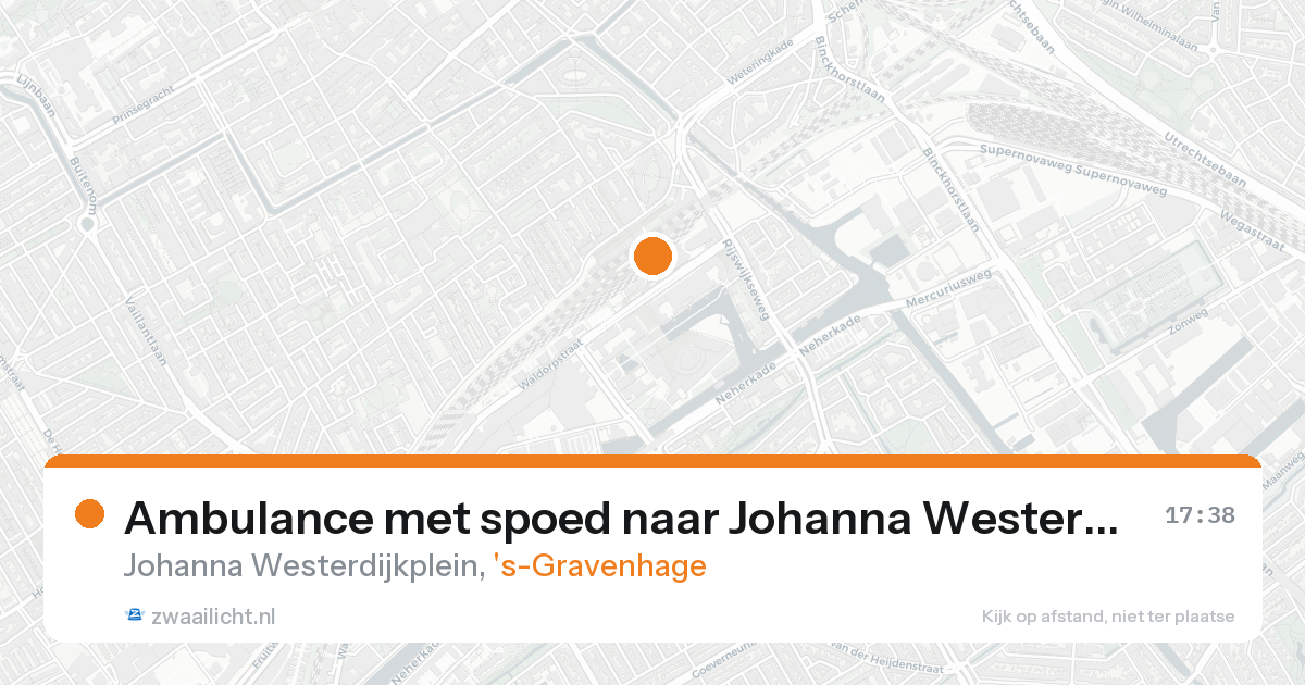 Ambulance met spoed naar Johanna Westerdijkplein in 's-Gravenhage — 18 aug 2026