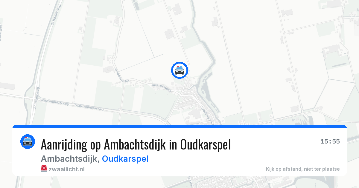 Aanrijding op Ambachtsdijk in Oudkarspel — 12 jun 2026