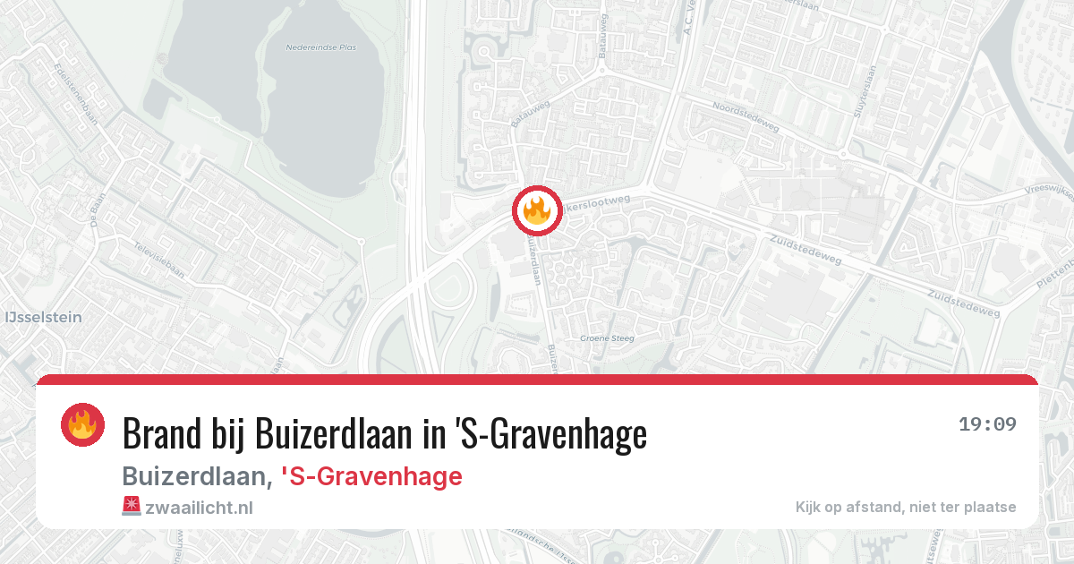 Brand bij Buizerdlaan in 'S-Gravenhage — 13 feb 2026