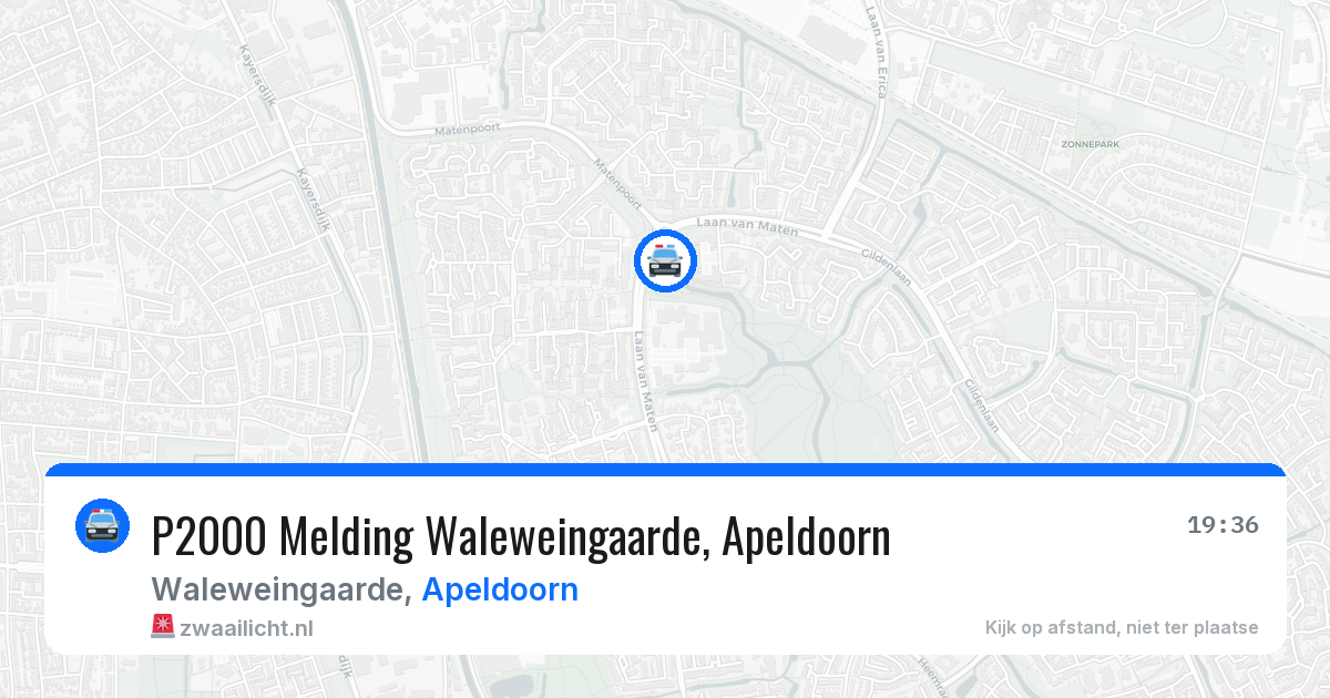 P2000 Melding Waleweingaarde, Apeldoorn — 11 aug 2026