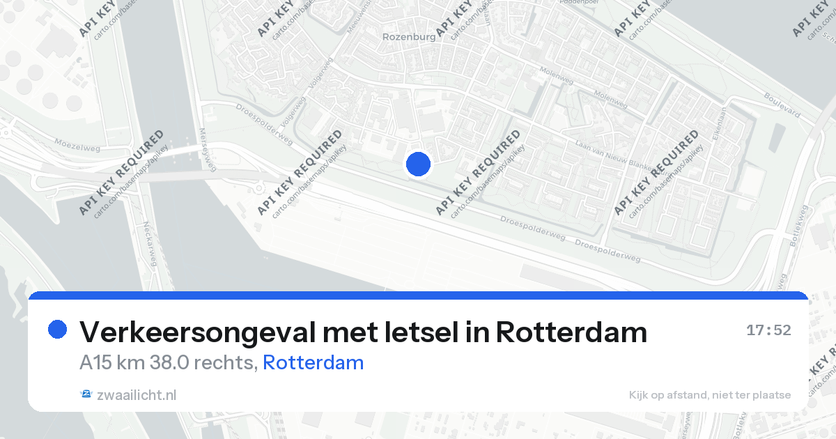 Verkeersongeval met letsel in Rotterdam — 26 aug 2026