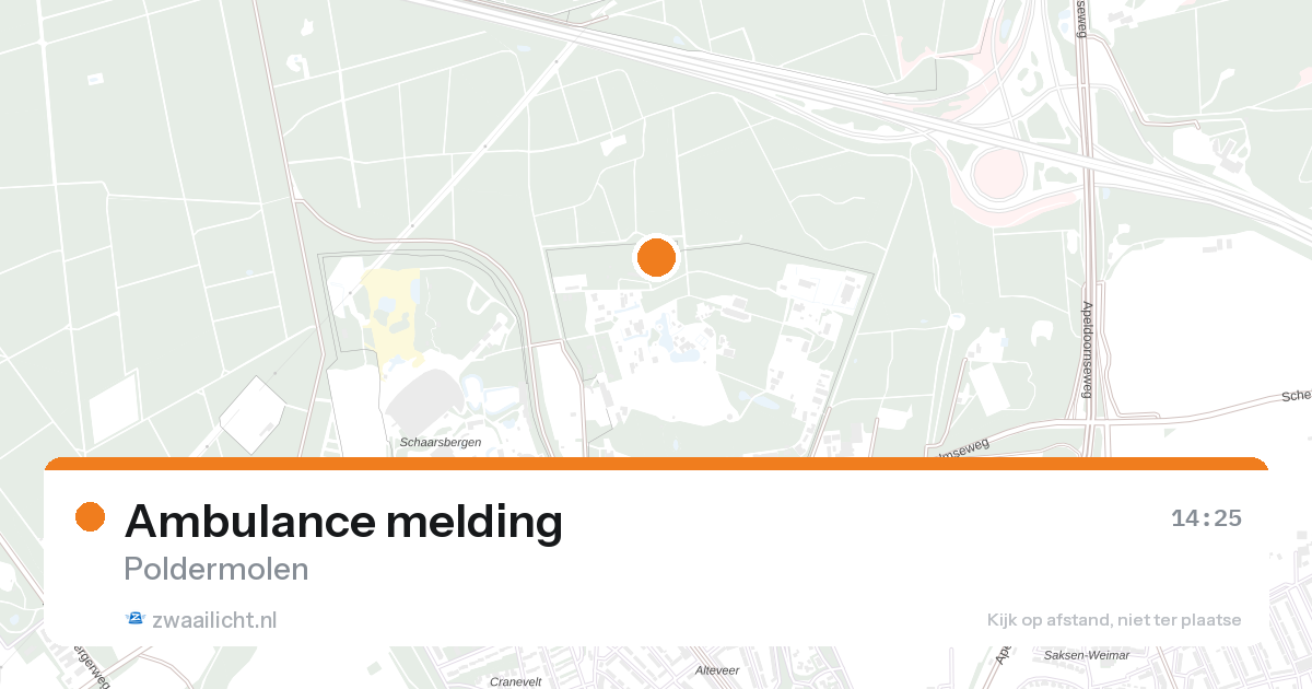 Ambulance melding — 7 mei 2026