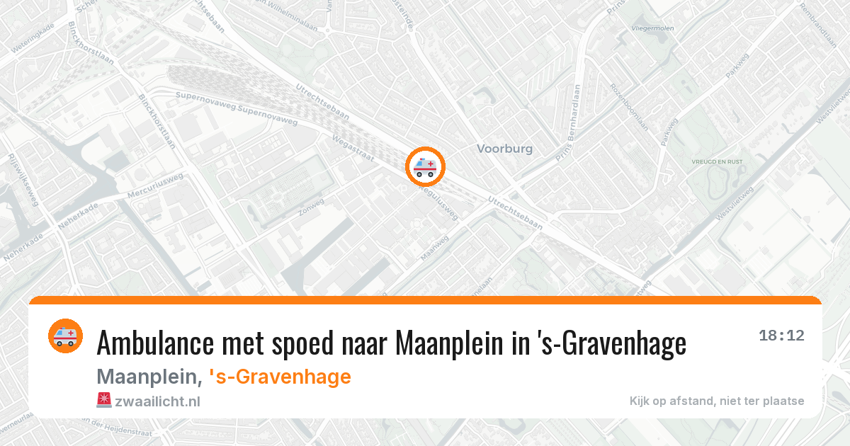 Ambulance met spoed naar Maanplein in 's-Gravenhage — 11 feb 2026