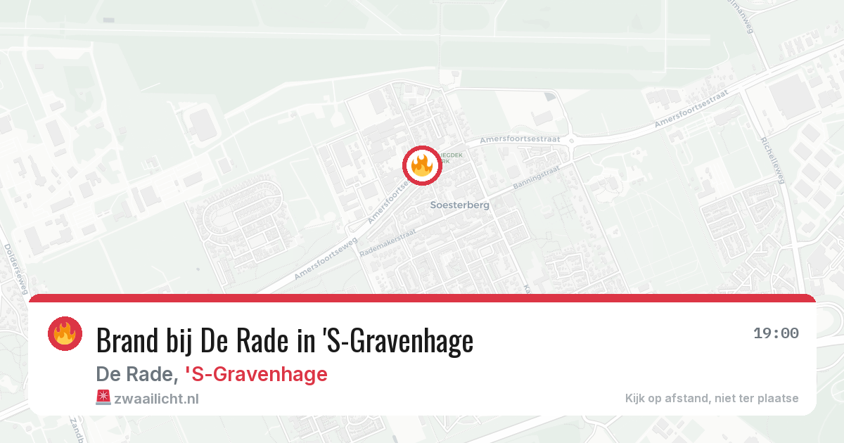 Brand bij De Rade in 'S-Gravenhage — 25 mrt 2026