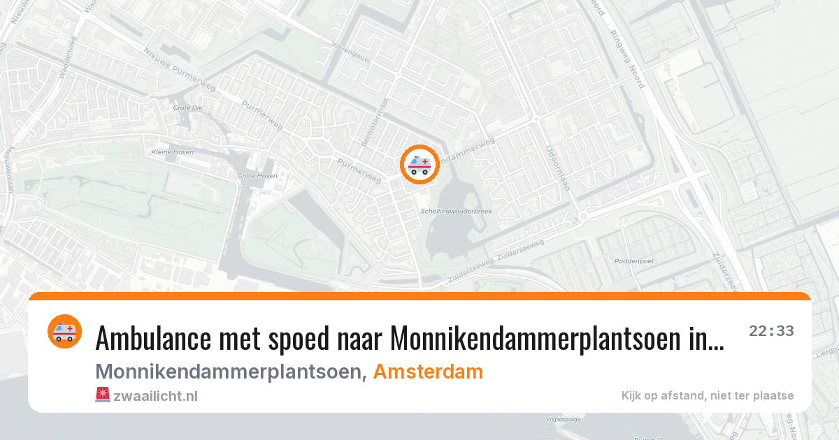 Ambulance met spoed naar Monnikendammerplantsoen in Amsterdam — 14 jul 2026