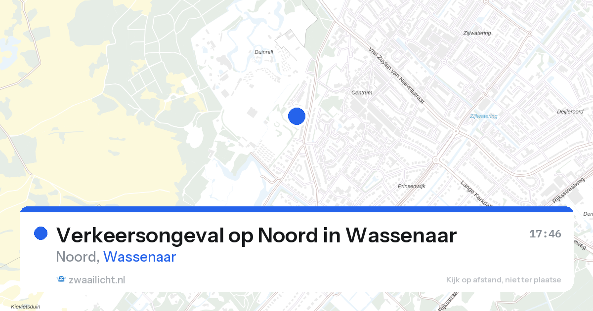 Verkeersongeval op Noord in Wassenaar — 29 jan 2026