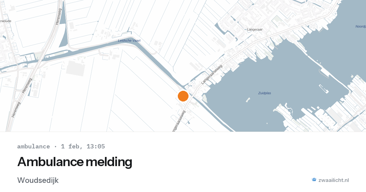 Ambulance melding — 1 feb 2026