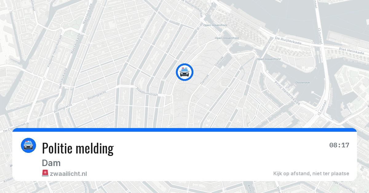 Politie melding — 11 mei 2026