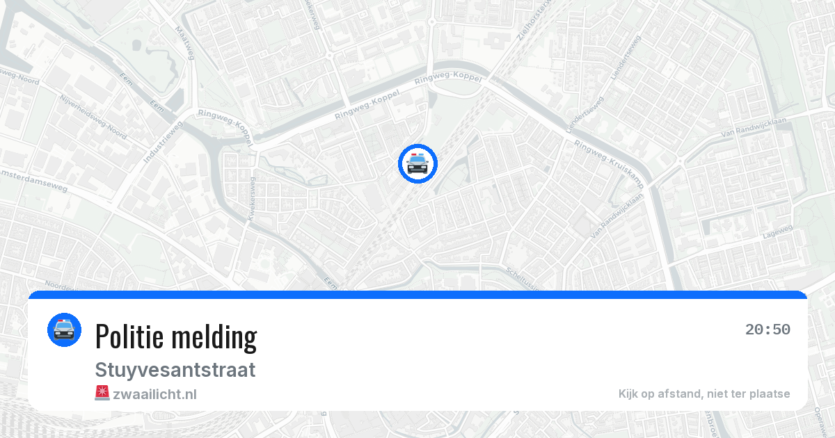 Politie melding — 16 mei 2026