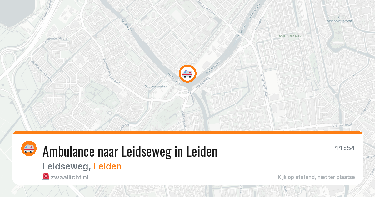 Ambulance naar Leidseweg in Leiden — 5 mei 2026
