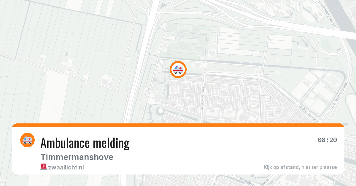 Ambulance melding — 9 feb 2026