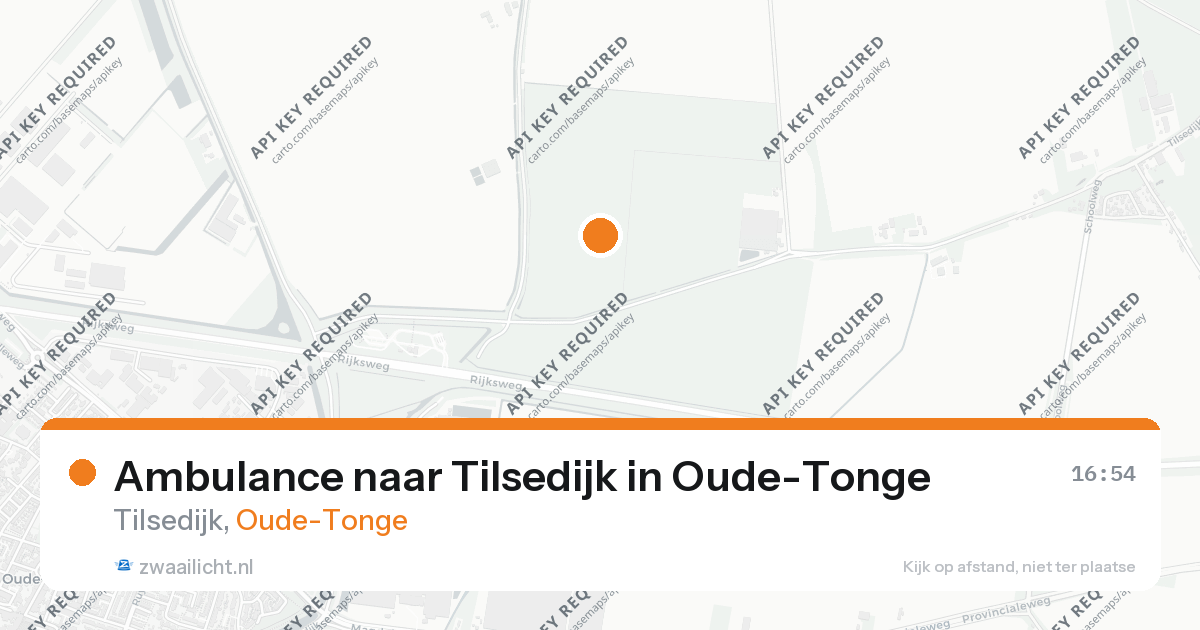 Ambulance naar Tilsedijk in Oude-Tonge — 26 aug 2026