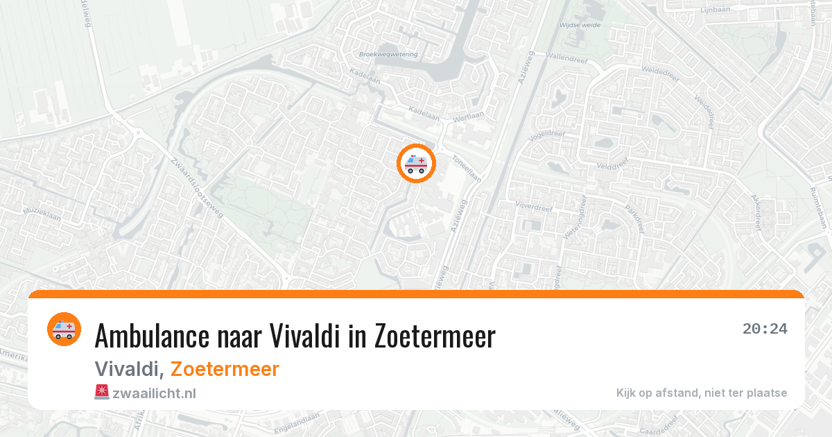 Ambulance naar Vivaldi in Zoetermeer — 25 feb 2026