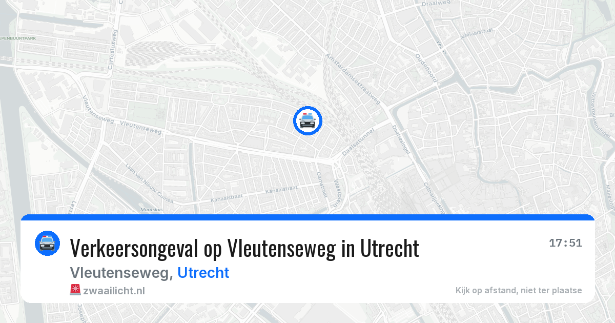 Verkeersongeval op Vleutenseweg in Utrecht — 26 jun 2026