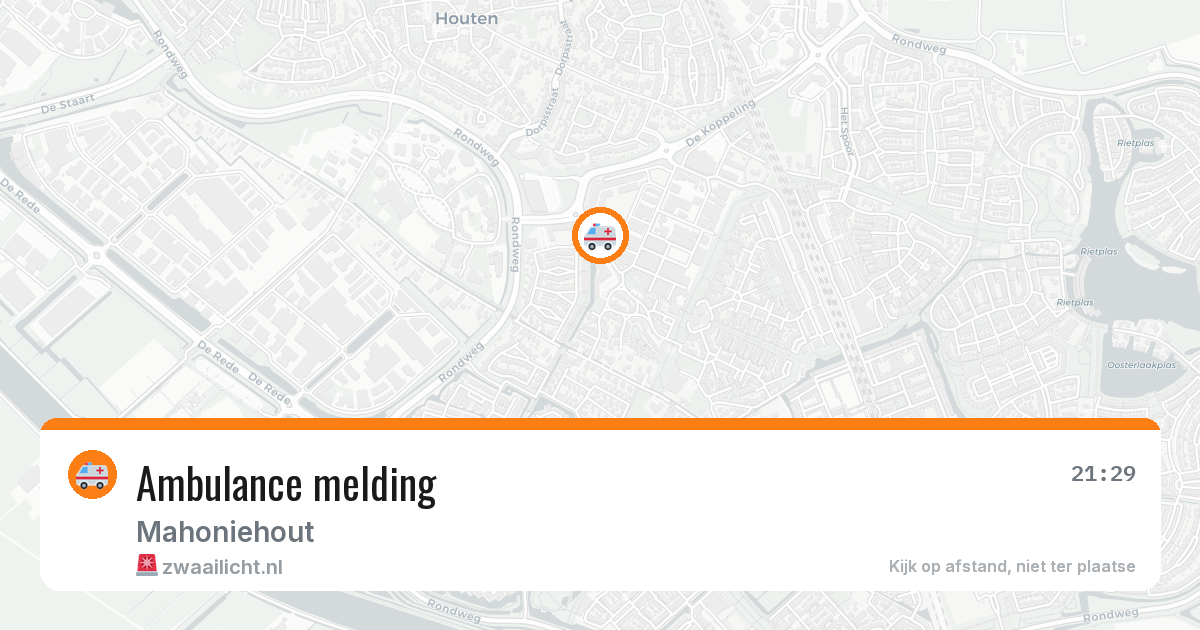 Ambulance melding — 8 feb 2026