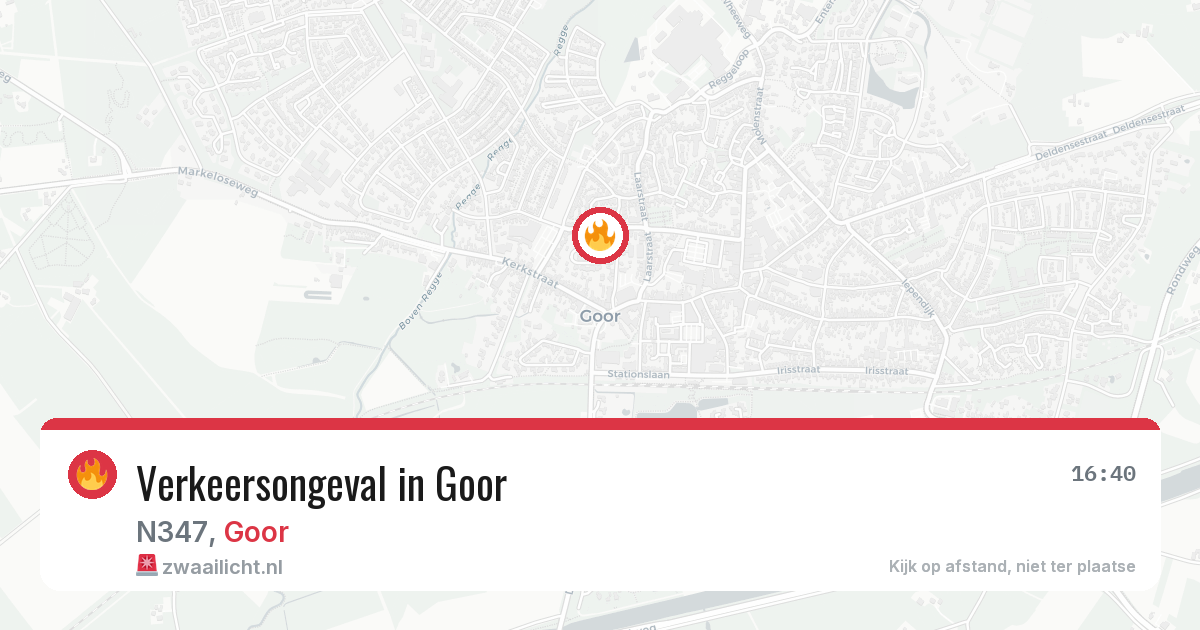 Verkeersongeval in Goor — 6 mei 2026