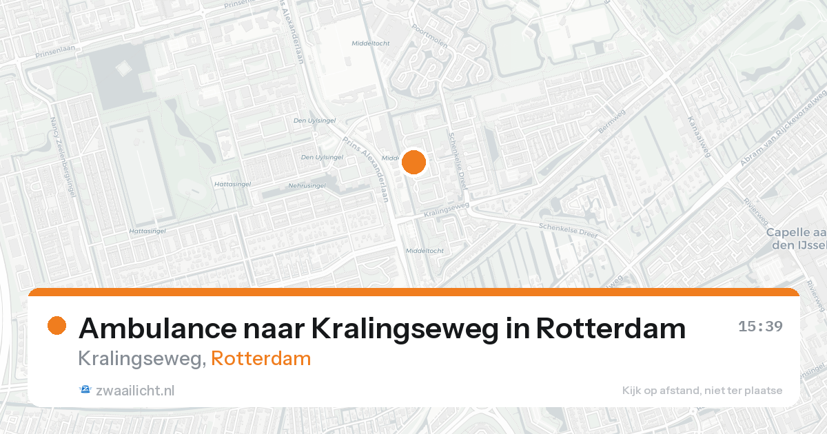 Ambulance naar Kralingseweg in Rotterdam — 4 jun 2026