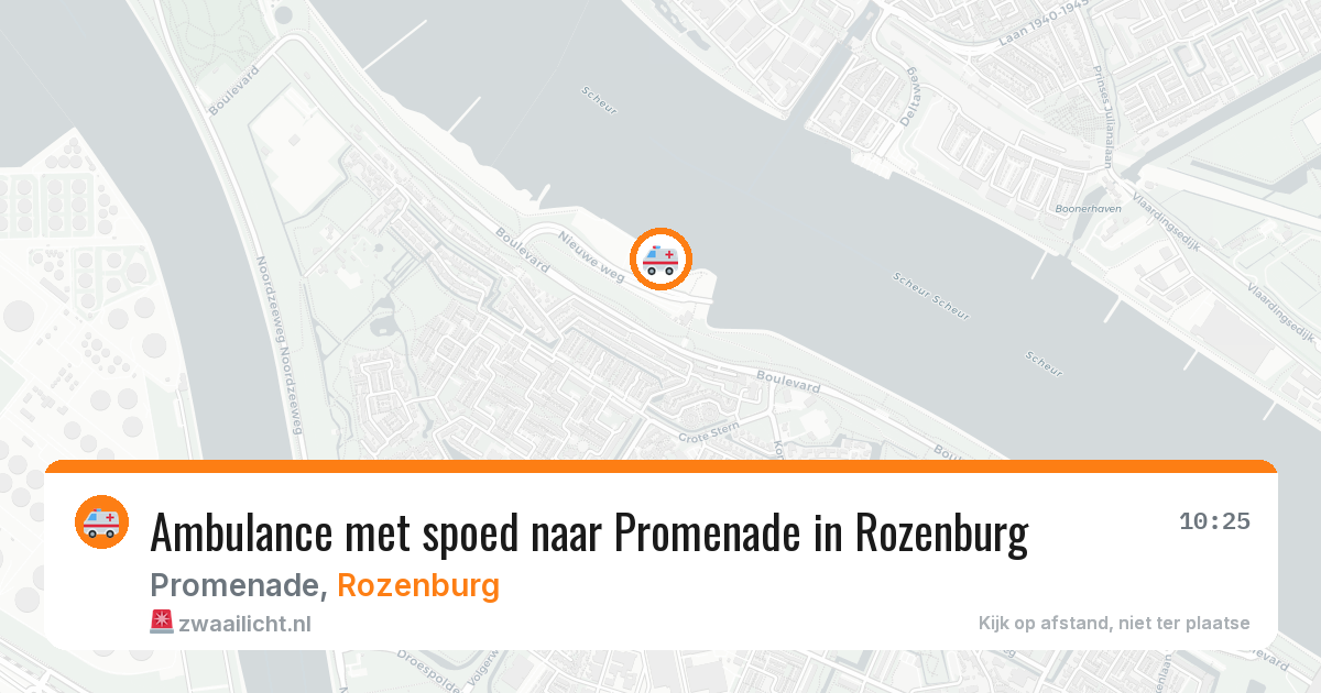Ambulance met spoed naar Promenade in Rozenburg — 30 apr 2026
