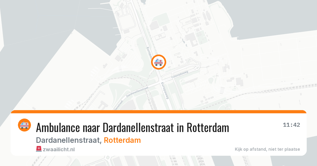 Ambulance naar Dardanellenstraat in Rotterdam — 20 mei 2026
