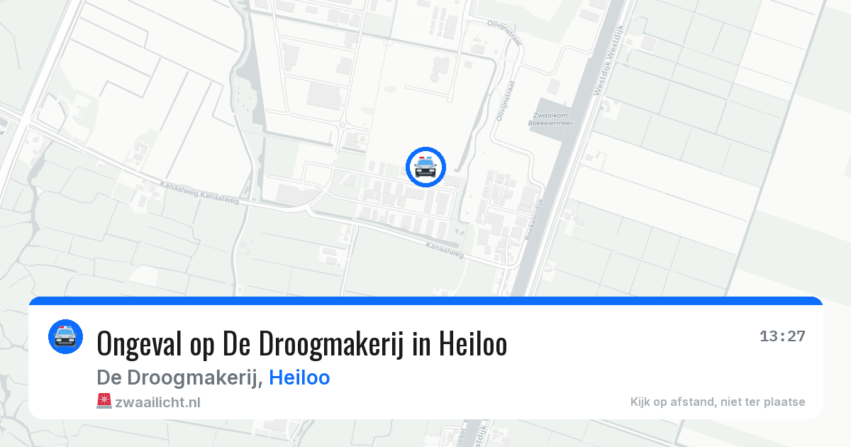 Ongeval op De Droogmakerij in Heiloo — 18 jun 2026