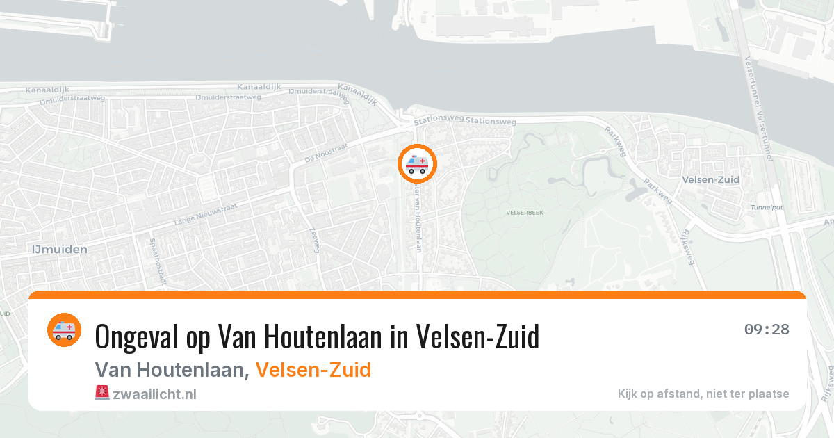 Ongeval op Van Houtenlaan in Velsen-Zuid — 5 mei 2026
