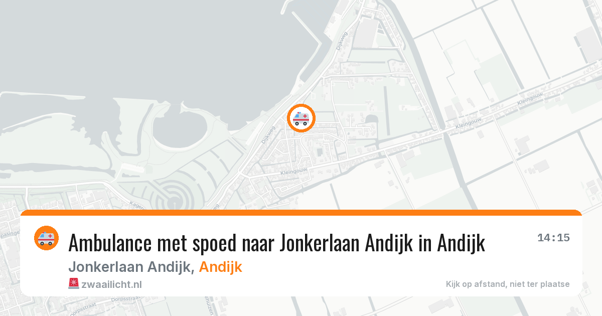 Ambulance met spoed naar Jonkerlaan Andijk in Andijk — 29 jun 2026