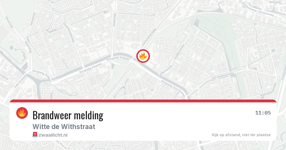 Brandweer melding — 15 jun 2026